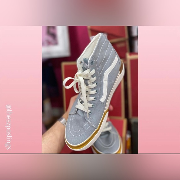 Vans Sk8-Hi Tapered Stacked Cavas Shoes (Desert Sage) - Picture 4 of 7